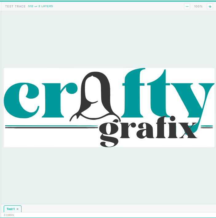 Preview of the traced SVG design