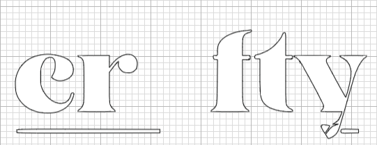 Final cleaned up design ready for cutting